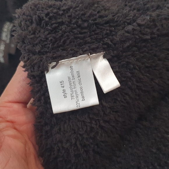 Barefoot Dreams CozyChic Relaxed Hoodie Fuzzy Jacket - Picture 5 of 10